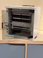 Digitus Netzwerkschrank 10 Zoll 6HE grau mit Zubehör