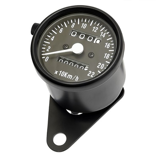 Mini tacho schwarz 60mm - tacho,
