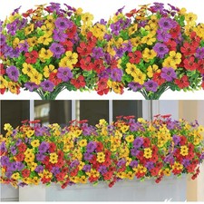 9er Set Kunstblumen Balkon