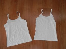 2 x Mädchen Top Trägertop Unterhemd  Gr. 134/140 H&M