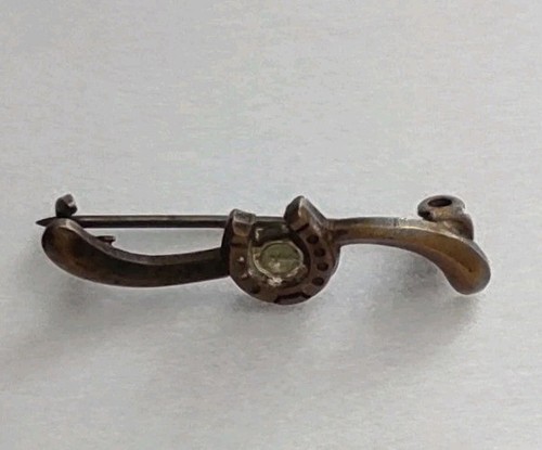 Antike brosche hufeisen - antike,