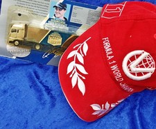 Michael Schumacher Cap, Mütze + Ralf Schumacher Silber Fan Truck-ECHT VERSILBERT