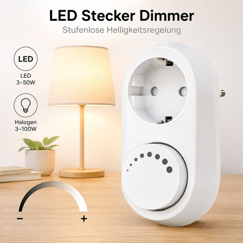 Led steckdosen dimmer - led,