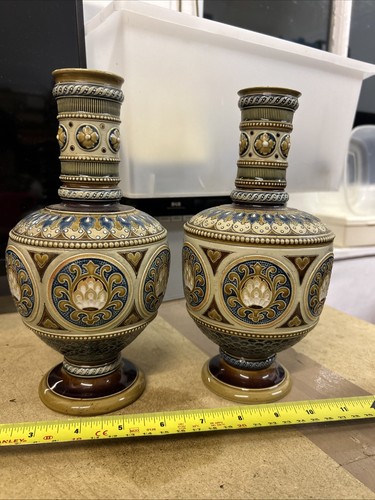 Pair antique vintage villeroy - antique,