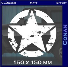 2x Army Aufkleber Stern Auto Motorrad Militär Offroad Oldschool Autoaufkleber