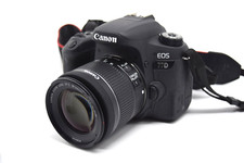 Canon EOS 77D 24.2MP DSLR Kamera   Schwarz  Kit mit EF-S 18-55mm 1:4-5,6 IS STM