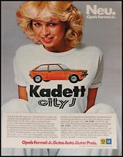 Opel  Kadett C City "J", originale Werbung aus 1976,