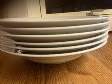 6x Pasta-Teller von WMF Ø 30cm - weiß aus Porzellan - Profi Select