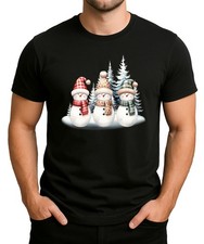 Drei Schneemänner im