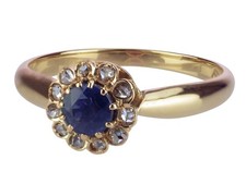 Jugendstil 585 Gold 0,40 ct