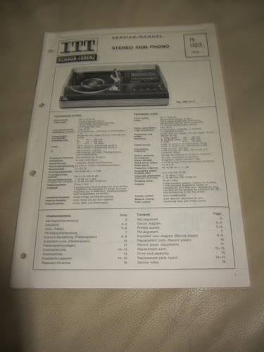 Service manual für - service,