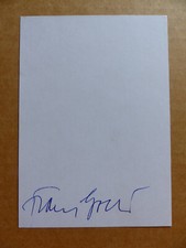 FRANZ GROTHE signed Autogramm