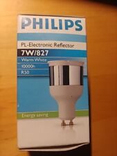 PHILIPS  WW 827 R50 50mm GU10 7W Energiesparlampe Neuware vintage Top  !