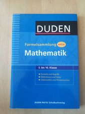 Duden Formelsammlung Mathematik 5–10 Klasse Realschule Gymnasium Schulbuch