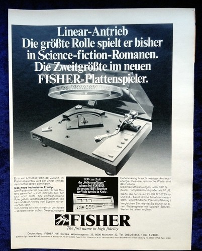 Fisher plattenspieler mt - fisher,