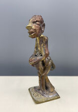 Seltene Afrikanische Bronze Figur Aschanti Ashanti Skulptur Alt Afrika Kunst