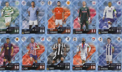 Lot 10x match attax - match, champions