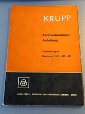 Krupp Kurzbedienungs-Anleitung