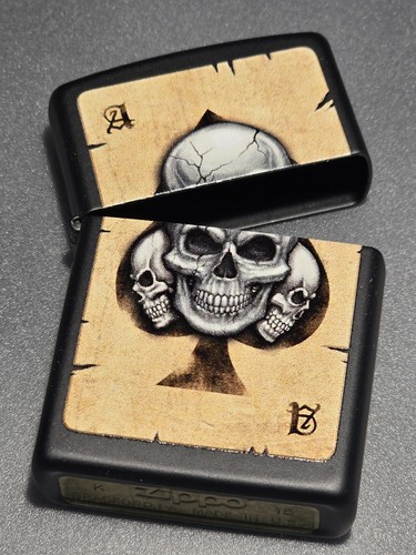 Zippo three skulls - three,
