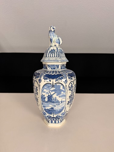 Delft vase boch - delft, sphinx