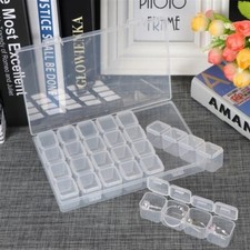 B10-2Stk Perlenbox 28 Fächer