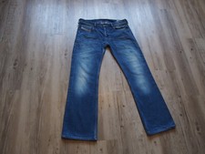 DIESEL ZATINY 008I9 Regular Bootcut Jeans W32 L31 (VON L34 GEKÜRZT) OFT GETRAGEN