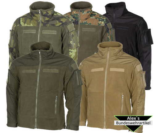 Militär fleecejacke combat - militär,
