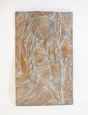 Rarität Sieger Köder SK Bronze Relief Rahab vgl. Frauenaltar Wasseralfingen
