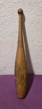DDR SPORTGERÄT -KEULE/ KEGEL- aus Holz GYMNASTIK SPORT BODENTURNEN 39 cm VINTAGE