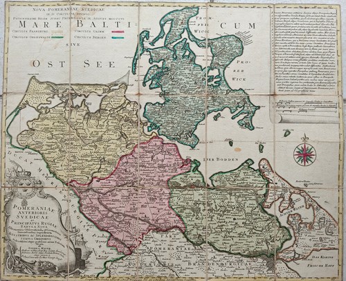 Kupferstich rügen vorpommern - rügen,