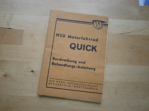 Nsu motorfahrrad quick - nsu,