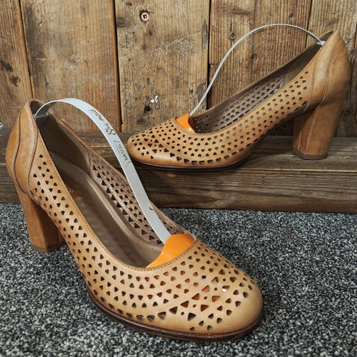 Ecco hellbraune leder pumps - ecco,