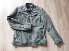 engbers Lederjacke Moosgrün
