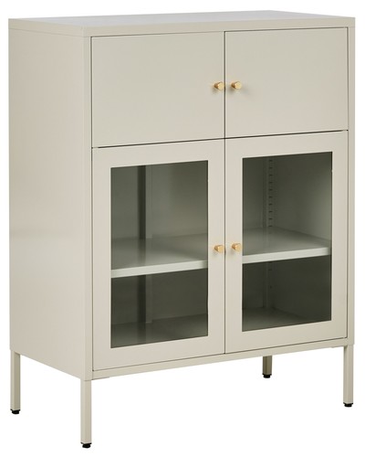 Metallvitrine mit türen - metallvitrine,