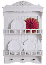 Tellerboard Shabby Wandregal Holzregal Wandboard Hängeregal Geschirrtuchhalter