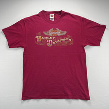 Hanes Beefy Harley Davidson Vintage Tshirt Herren Größe L Munich Germany