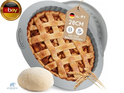 Silikon obstkuchenform 28cm - obstkuchenform,