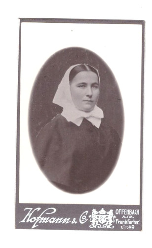 Cdv foto 1900 junge frau - um, 1900,