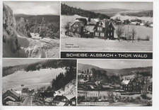 AK  Scheibe -Alsbach Kr. Neuhaus a. Rennsteig / Ansichten gel.(Z7)