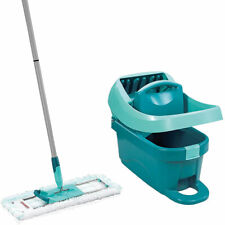 Leifheit Set Wischtuchpresse Profi XL mit Rollen und Bodenwischer