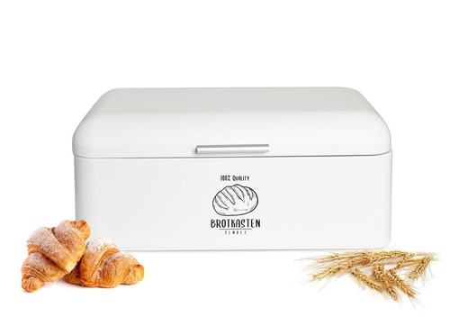 Großer brotkasten aus metall - aus,