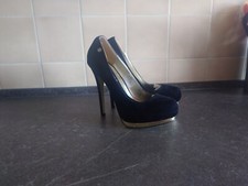 Melrose High Heels in schwarz/gold *neu* Pumps, Stiefeletten,