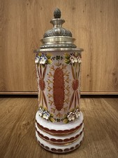 Glaskrug Überfang Henkelkrug