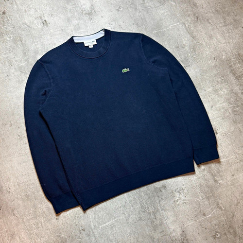 Lacoste herren pullover blau - l,