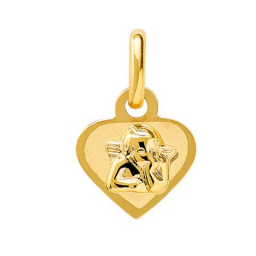 Anhänger gold 585 herz - -,