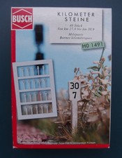 Busch 1491, Kilometersteine