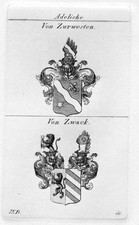 Zurwesten / Zwack - Wappen Adel coat of arms heraldry Heraldik