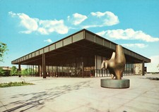 AK Berlin Neue Nationalgalerie Außen Skulptur, ungelaufen (Nr. 2712)