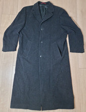 langer Herren Mantel Stones Schurwolle und Kaschmir Größe 52 L M Maße beachten