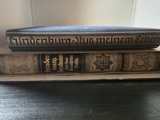 2x Antike Bücher über